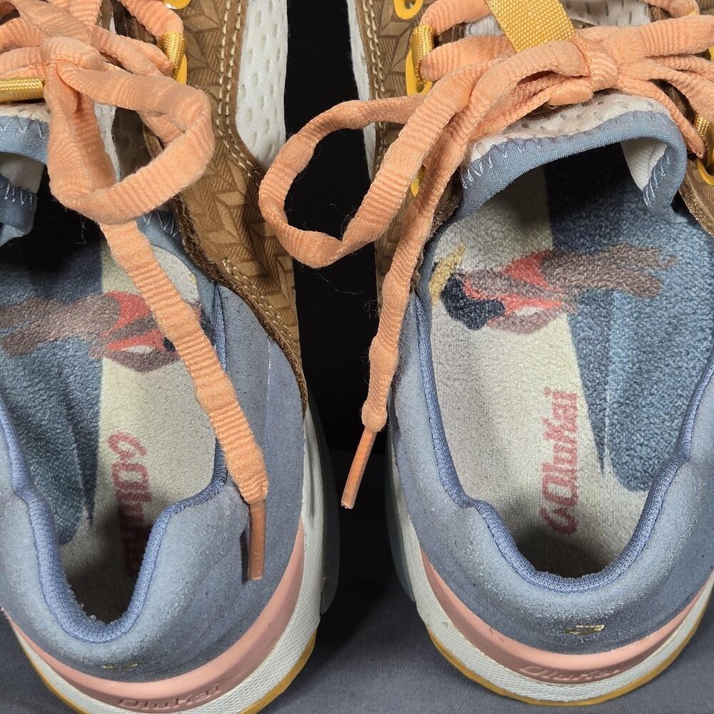 OluKai Wailuku Womens 9.5 Gray Trail Sneakers Athletic Mesh Rubber Sole Outdoor - Picture 6 of 10